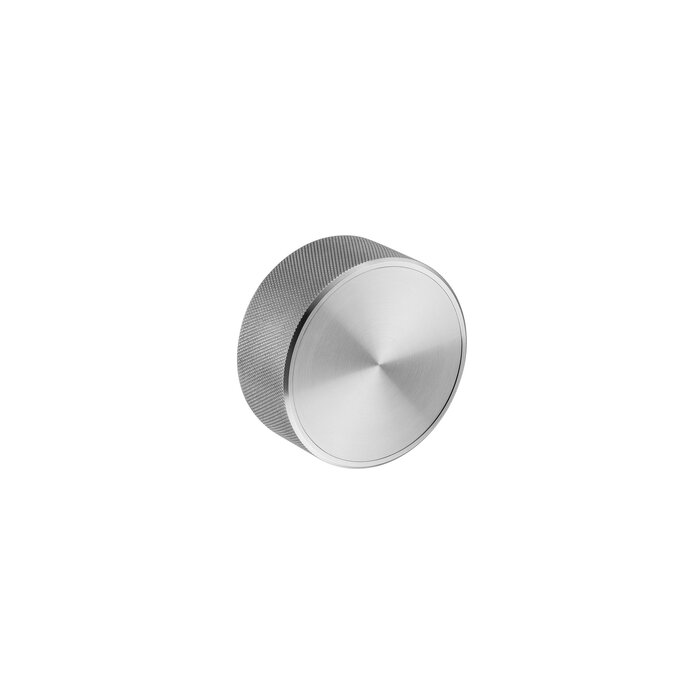 JNF Architectural Hardware Pair of JNF Touch to Open door knobs Ø70 mm – Satin stainless steel