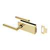 JNF Architectural Hardware JNF ALL IN Glastürschloss mit Türgriffen - Gold PVD