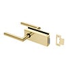 JNF Architectural Hardware JNF ALL IN glazendeurslot met deurklinken - Goud PVD