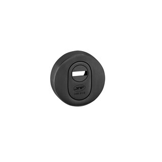 JNF Architectural Hardware JNF-Sicherheitsrosette für Zylinderschloss Ø55 mm – Schwarz PVD