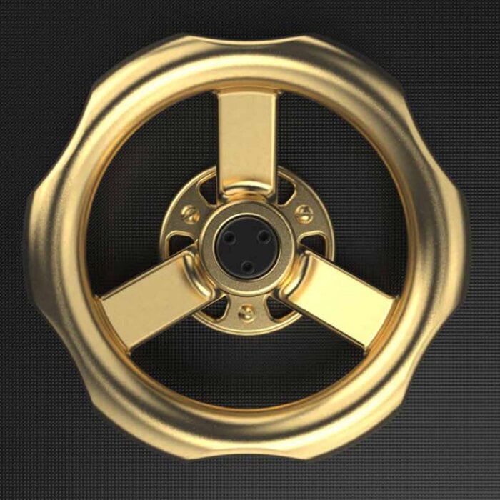 JNF Architectural Hardware JNF INDUSTRIAL DESIGN fixed door knob Ø75 mm – Gold PVD