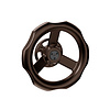 JNF Architectural Hardware Poignée de porte fixe JNF INDUSTRIAL DESIGN Ø75 mm – Revêtement PVD chocolat