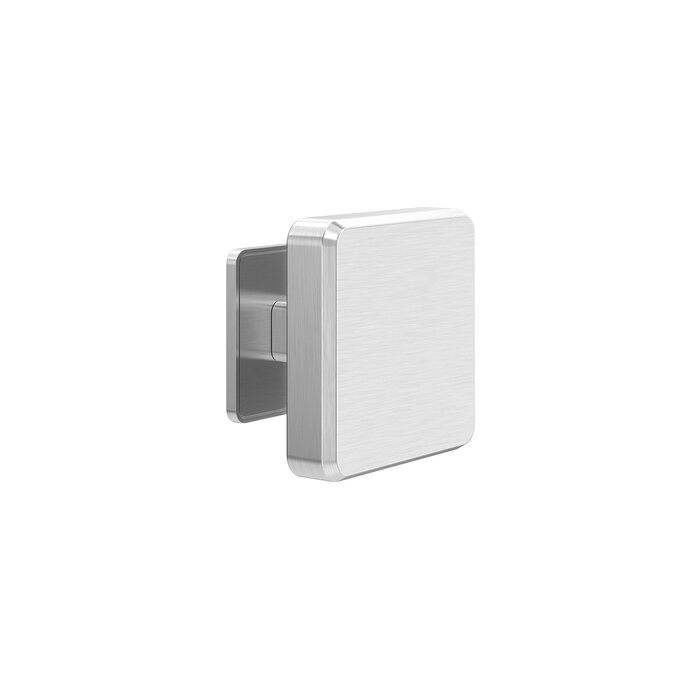 JNF Architectural Hardware JNF GATE COLLECTION quadratischer Türknauf – Edelstahl satiniert