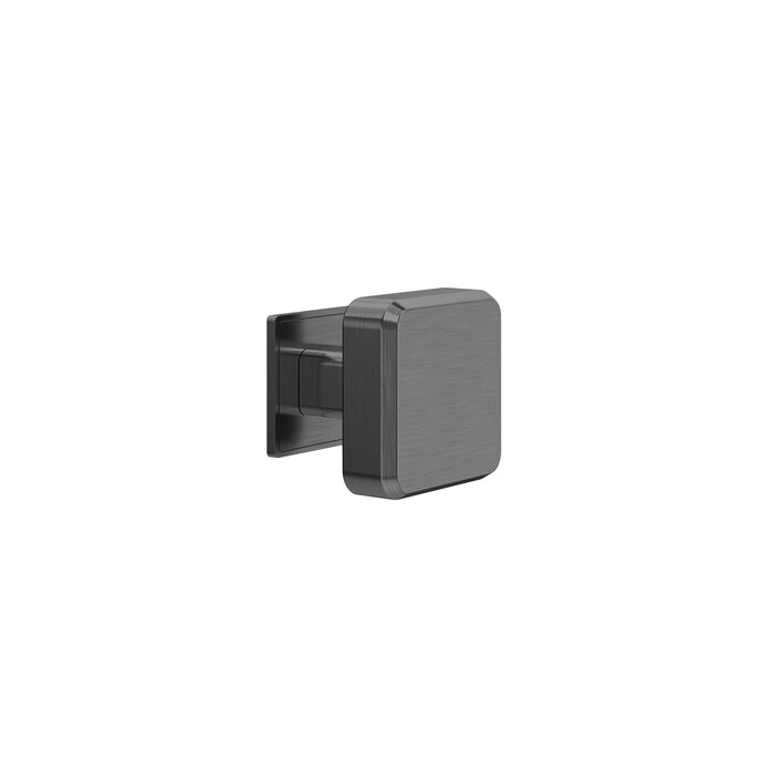 JNF Architectural Hardware JNF GATE COLLECTION quadratischer Türknauf – Schwarz PVD