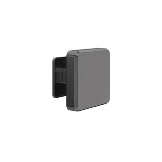 JNF Architectural Hardware JNF GATE COLLECTION quadratischer Türknauf – Schwarz PVD