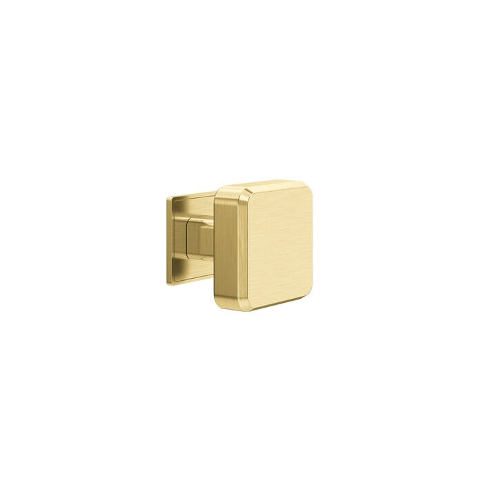 JNF Architectural Hardware JNF GATE COLLECTION vierkante vaste deurknop – Goud PVD