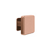 JNF Architectural Hardware JNF GATE COLLECTION square fixed door knob – Copper PVD