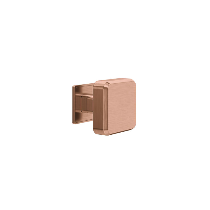 JNF Architectural Hardware JNF GATE COLLECTION quadratischer Türknauf – Kupfer PVD