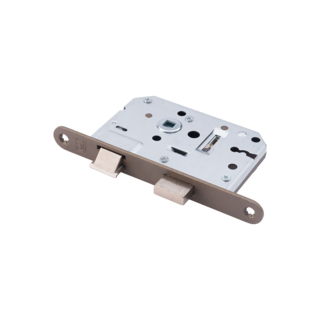 Dulimex Day and night lock with rounded faceplate 174 × 20 mm – Bronze