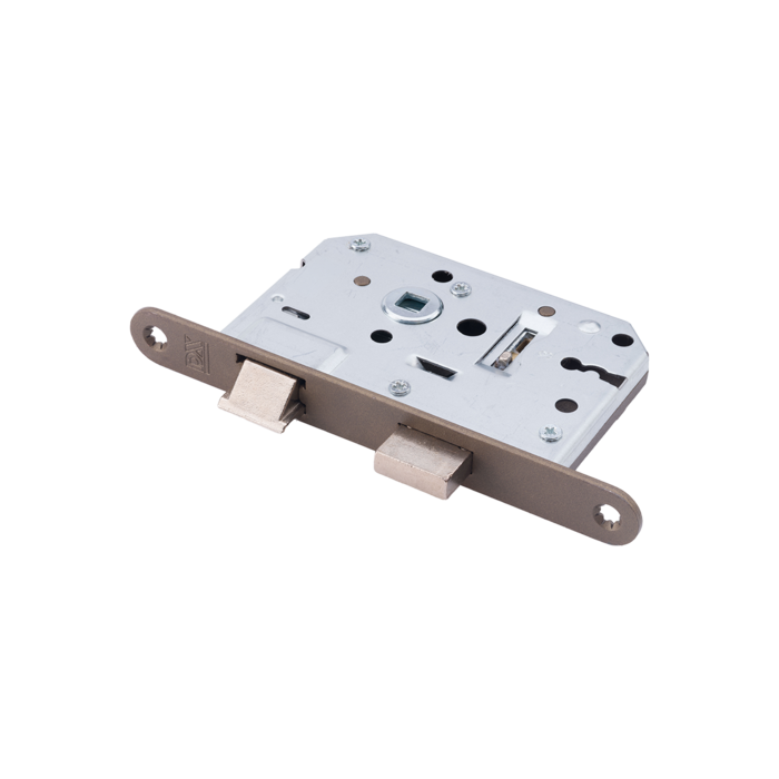 Dulimex Dag- en nachtslot met afgeronde voorplaat 174 × 20 mm – Brons