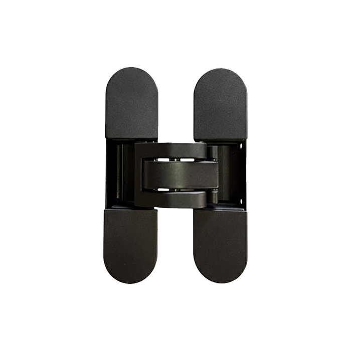 JAIROL Invisible hinge 3D 95x23 mm – 60 kg – Matte black