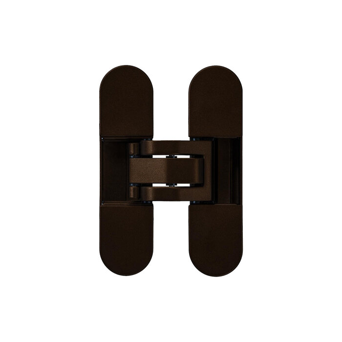 JAIROL Invisible hinge 3D 95x23 mm – 60 kg – Bronze