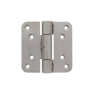 Intersteel Charnière de projet P+E Twin Line 100 × 100 mm – Acier inoxydable brossé