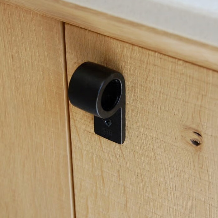Dauby DAUBY PFL-30 furniture knob – Aged Iron Black (VO) – 61 mm
