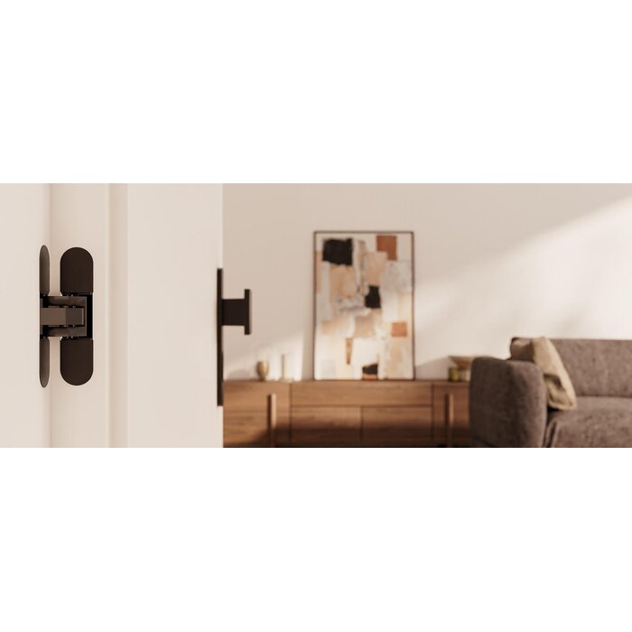 JAIROL Invisible hinge 3D 95x23 mm – 60 kg – Bronze