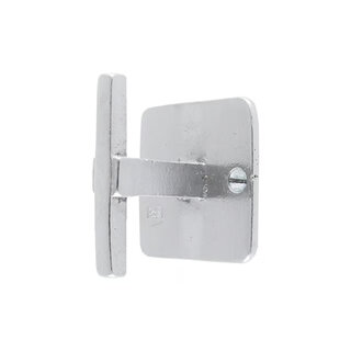 Dauby DAUBY PURE PLUS PTT Kleiderhaken – Mattweißbronze (WBS) – 50 mm