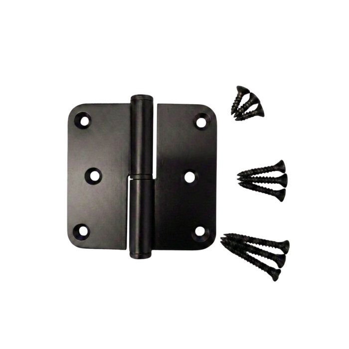 STERK Stainless steel hinge 80x80x2.5mm - Black