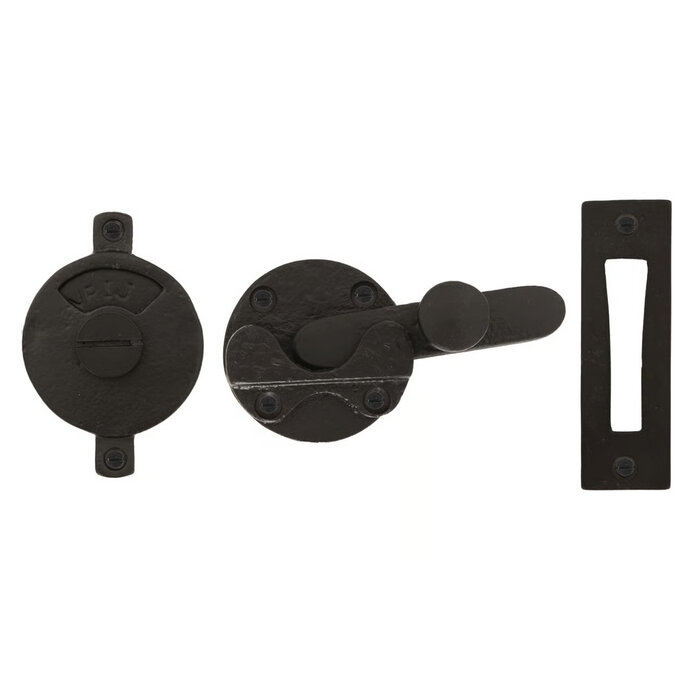Dauby DAUBY CDF RETRO WC turn and release with flat plate – Black (N)