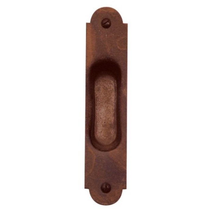 HDD Bol porte coulissante rustique 132x28 rouille