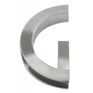 HDD Schiebetürschüssel Halbmond massiv Edelstahl 12 mm für je Glas