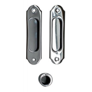 HDD Retro sliding door bowl FRA nickel per set