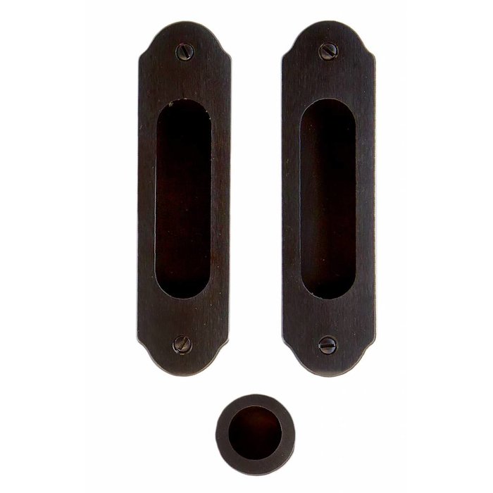 HDD Retro sliding door bowl FRA carbon black per set