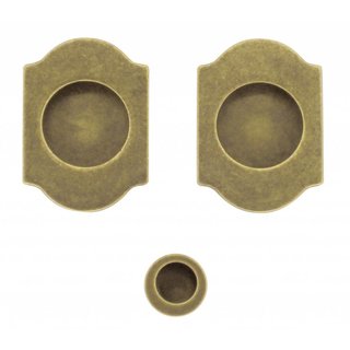 HDD Retro Schiebetürschale Carre Old gelb pro Set