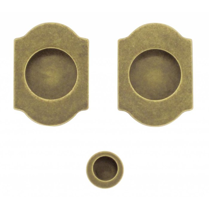 HDD Retro schuifdeurkom Carre Old yellow per set