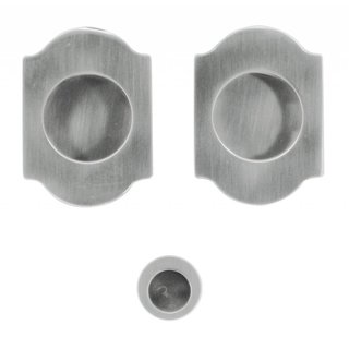 HDD Cuvette porte coulissante rétro Carre aspect inox par set