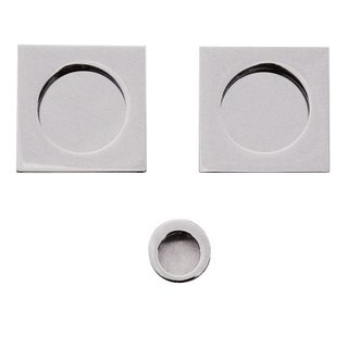 HDD Cuvette porte coulissante FRA Carre par set Nickel