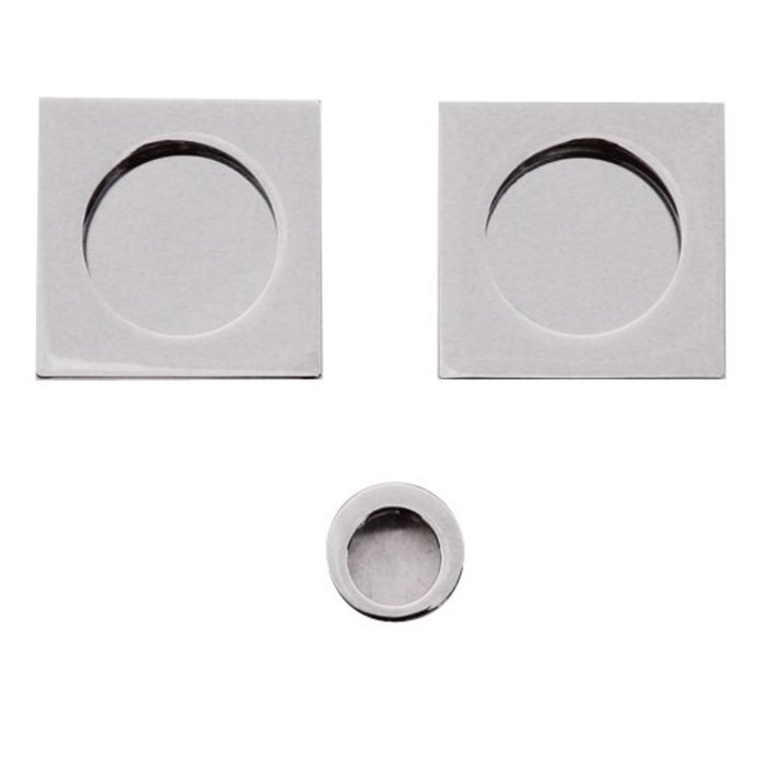 HDD Schuifdeurkom FRA Carre per set Nikkel