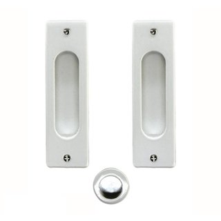 HDD Schuifdeurkom Carre rechthoek/ovaal per set wit