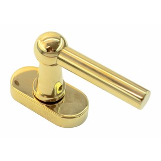 HDD Goldener Fenstergriff Petra nicht lackiert