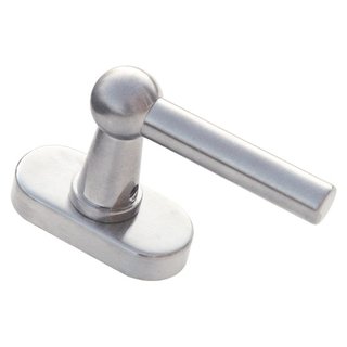 HDD Window handle Petra L stainless steel look