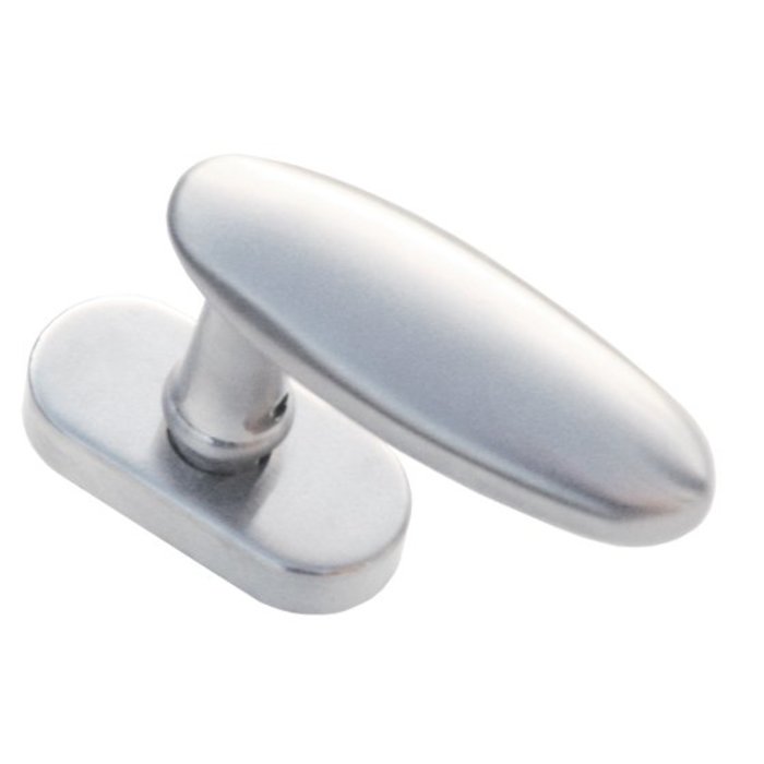 HDD Window handle Olive NM stainless steel look