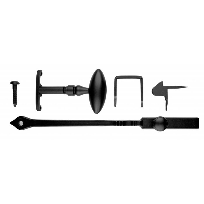 HDD Poignée de porte noire Klinkespel