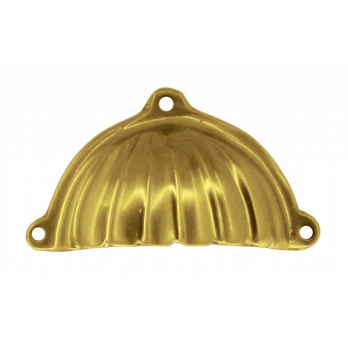 HDD Meubelgreep schelp retro mat goud