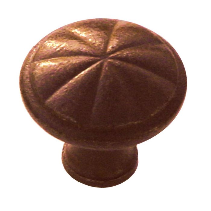 HDD Furniture handle round star Rust