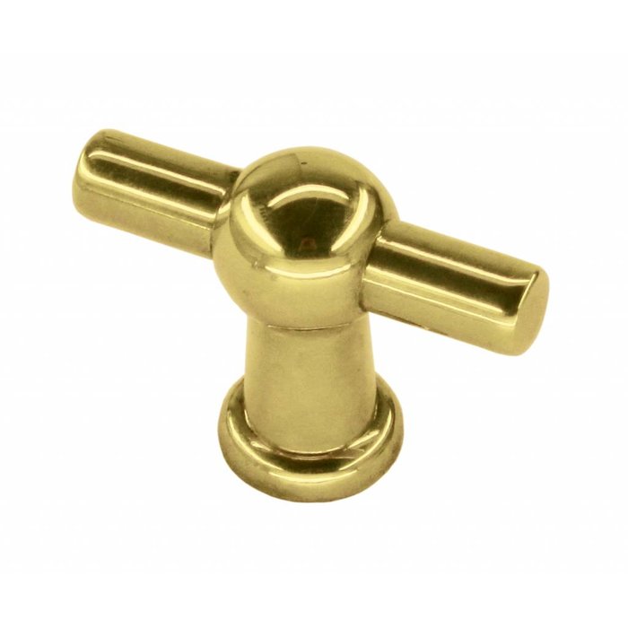 HDD Furniture handle PETRA small gold unvarnished