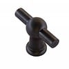 HDD Furniture handle PETRA small carbon Black