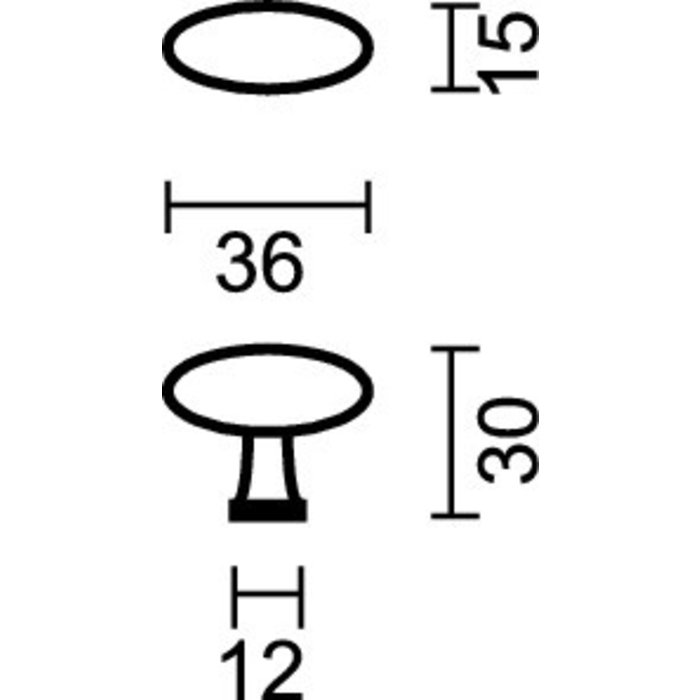 HDD Edelstahl-Möbelgriff OLIVE