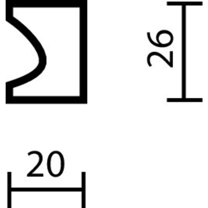 HDD Bouton de meuble D20 or mat