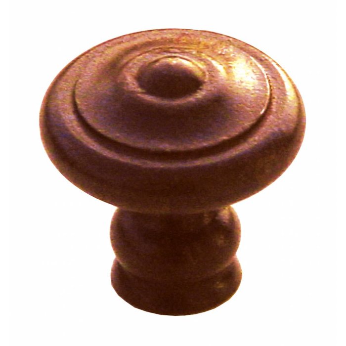 HDD Furniture handle TOP round Rust