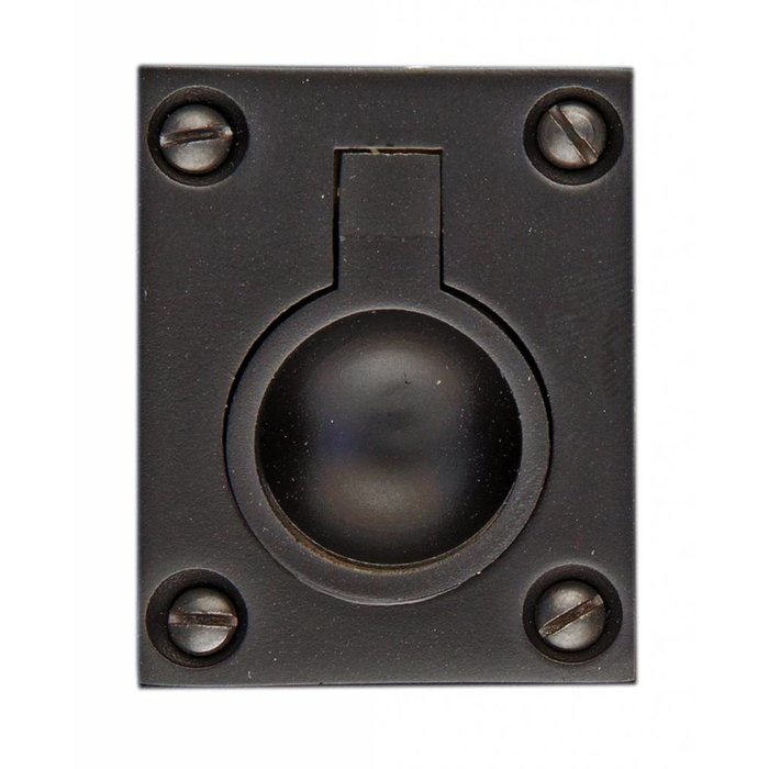 HDD Poignée de meuble CARRE Retro carbone Noir