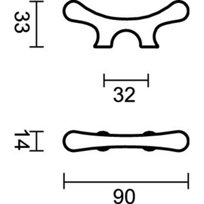HDD Stainless Steel Furniture Knob Leg Grip