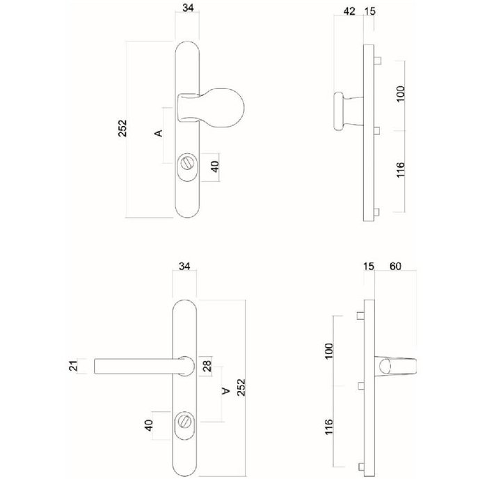 HDD ATTACHEMENT DE SÉCURITÉ TABOURET HDD+TOP SÉCURISÉ ALU TAILLE 72MM