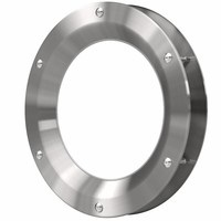 RVS patrijspoort B1000 450 mm + doorzichtig veiligheidsglas