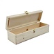 1-vaks luxe houten wijnkist met slot 1-vaks luxe houten wijnkist met slot