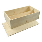 2-vaks luxe houten wijnkist