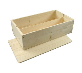 2-vaks luxe houten wijnkist